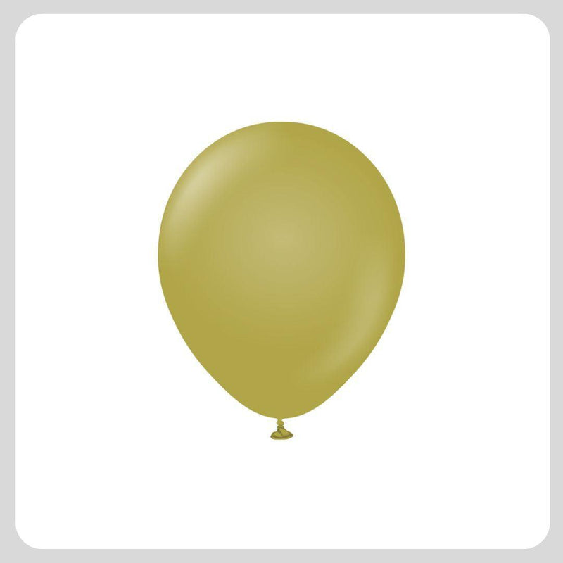 Palloncini Professionali 13'' Vintage Oro Verde - Busta 100pz