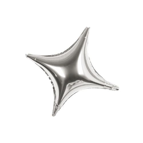 Stella in Foil a 4 Punte 10'' - Vari Colori