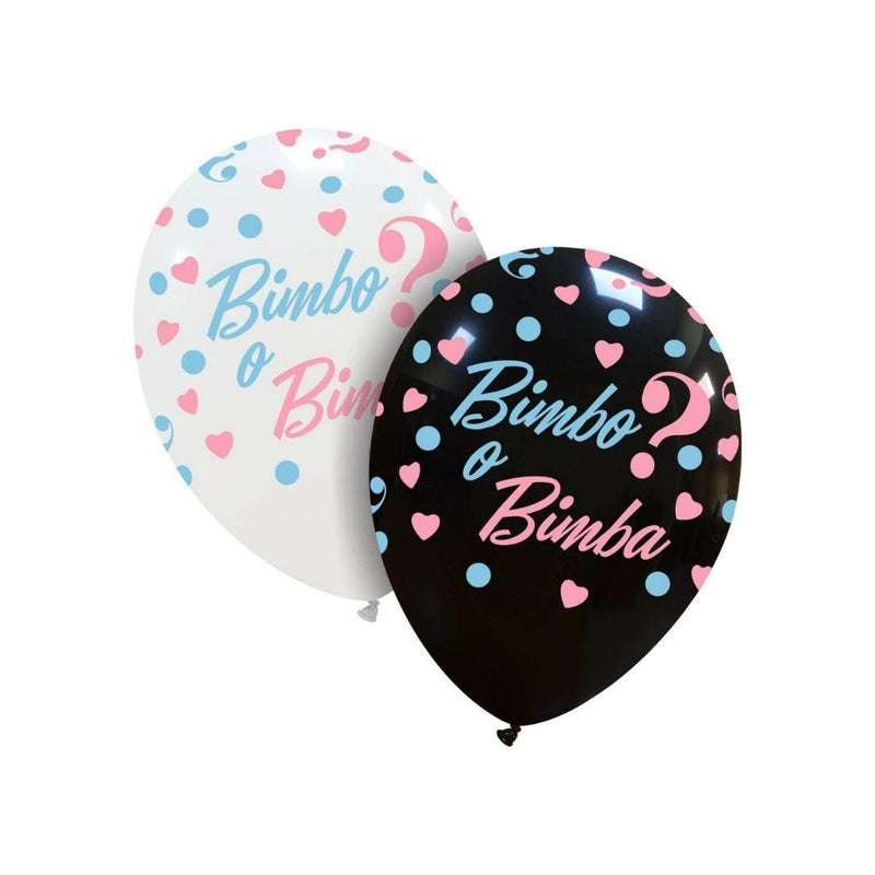 Palloncino Lattice 12'' Bimbo o Bimba busta da 8pz