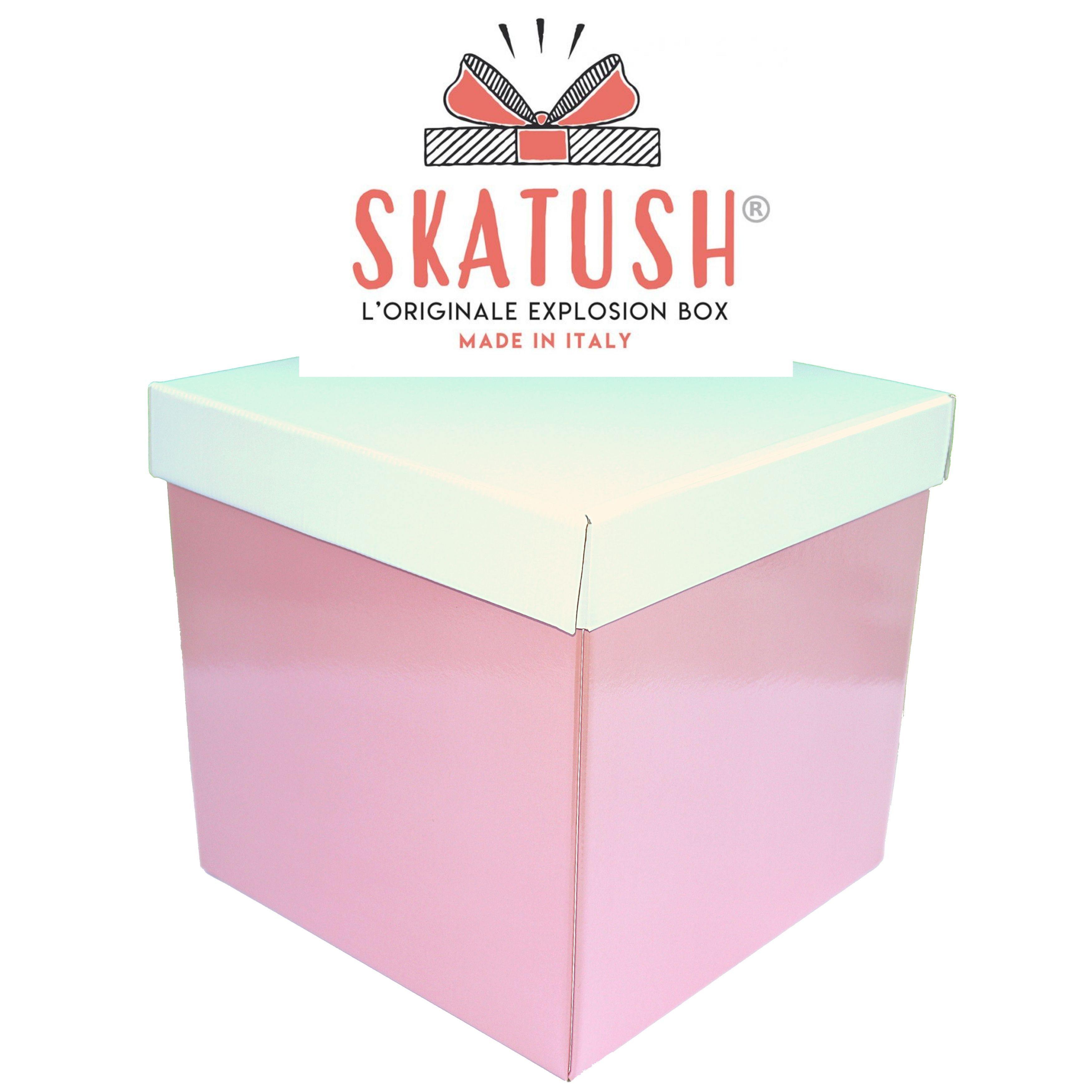 5000-5 - Skatush – BOX - the cartoon world - Skatush Explosion Box - Scatola  Auguri / Regalo con Coperchio - BUON COMPLEANNO