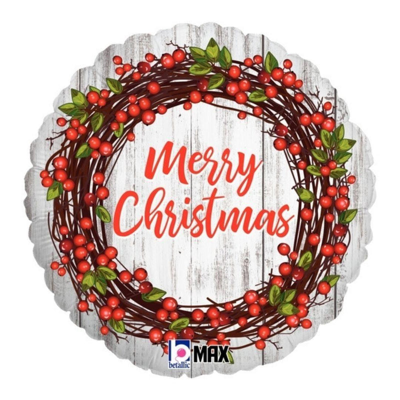 Merry Christmas Ghirlanda Mylar 18”