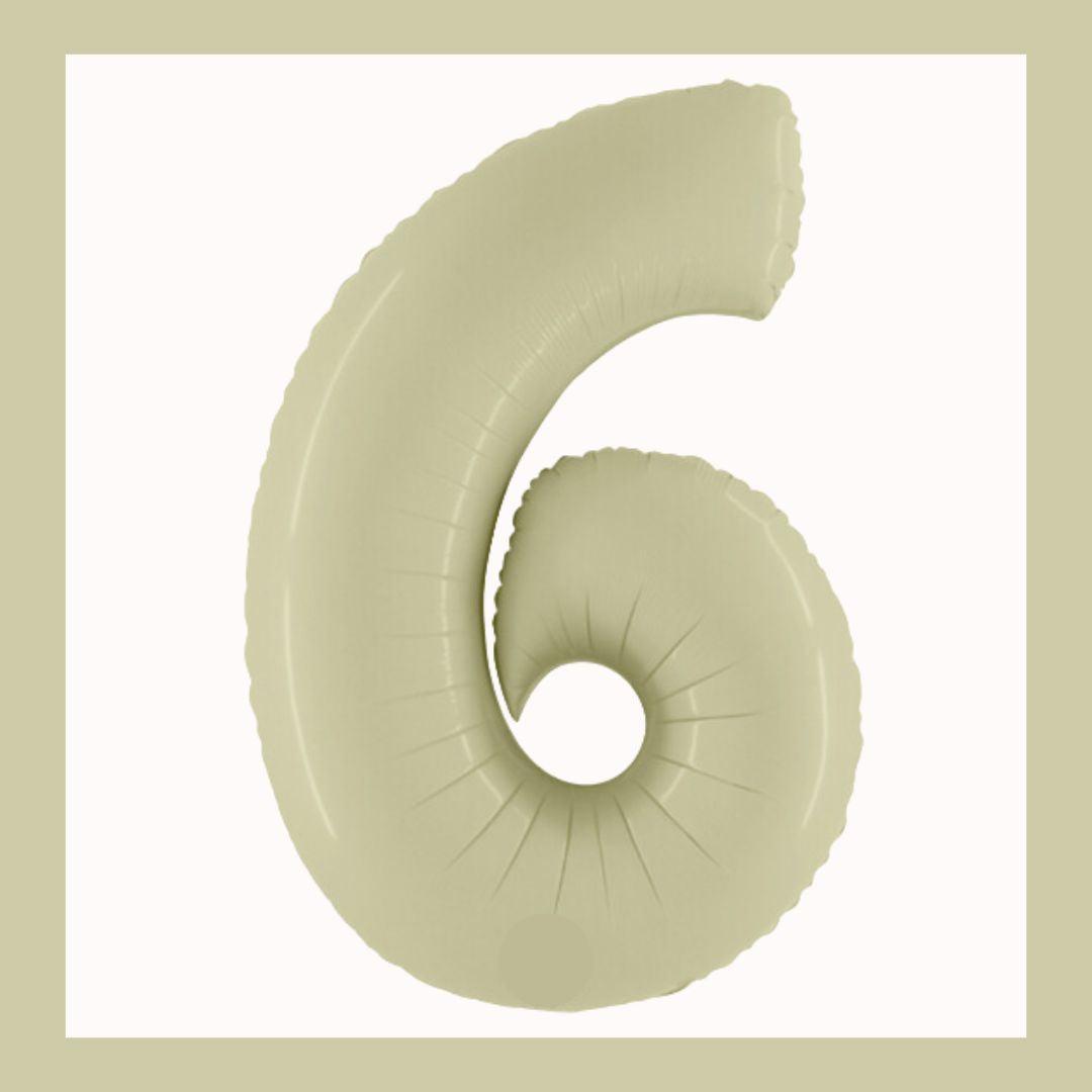 Numero 6 - 100 cm - 40'' Lisci - Vari Colori