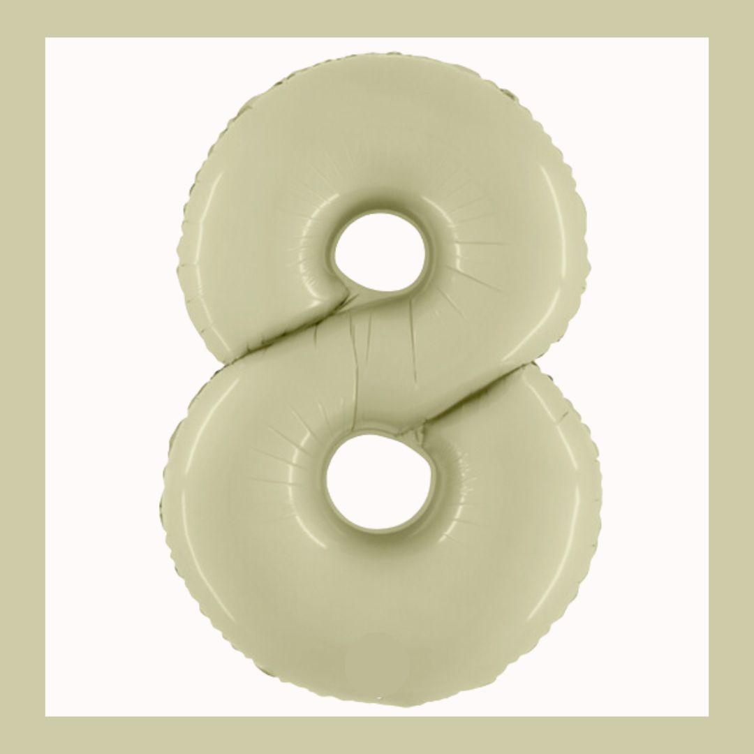 Numero 8 - 100 cm - 40'' Lisci - Vari Colori