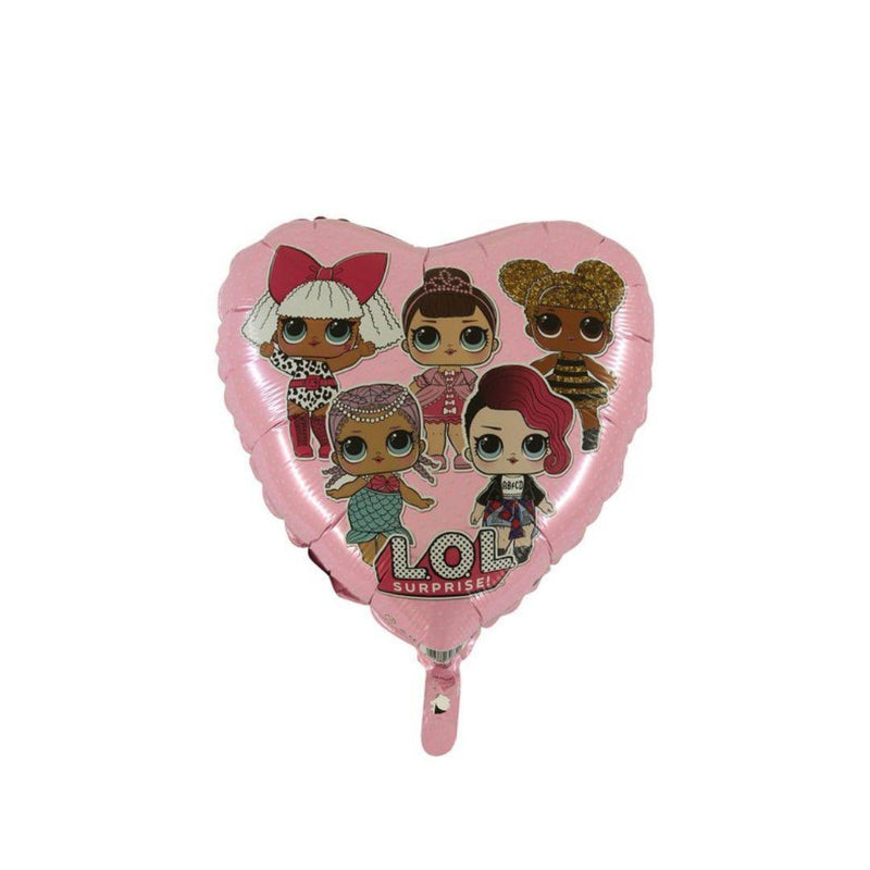 Pallone Foil Cuore 18'' - 45 cm LOL Surprise Pink