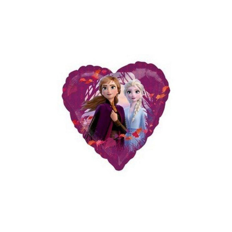 Pallone foil standard 17'' - 42 cm Frozen 2 cuore