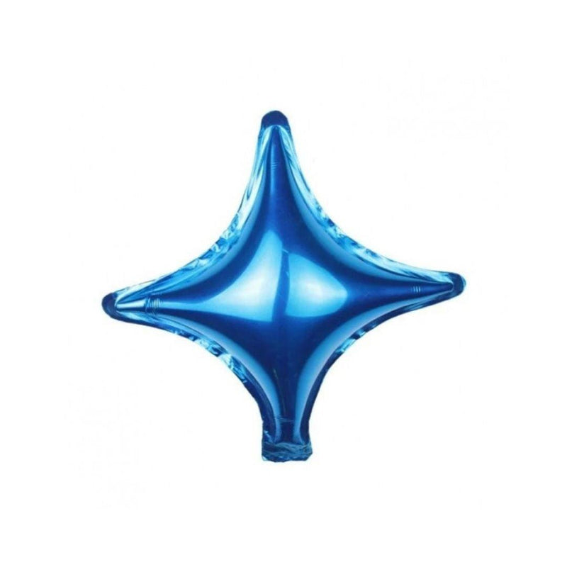 Mini Shape Mylar Starpoint 10'' Blu Liscio