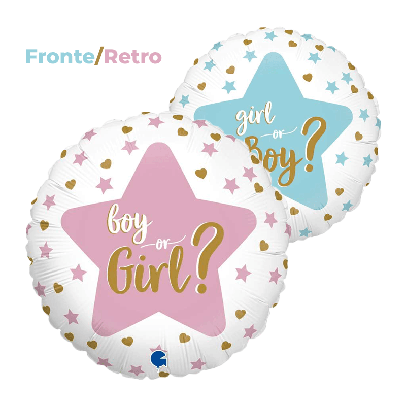 Palloncino Foil 18'' Girl o Boy?