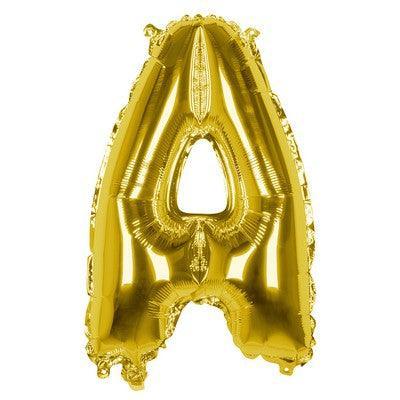 Foil Balloon Letter 'A' Oro (36 cm)