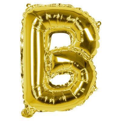 Foil Balloon Letter 'B' Oro (36 cm)