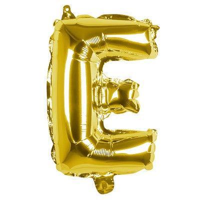 Foil Balloon Letter 'E' Oro (36 cm)