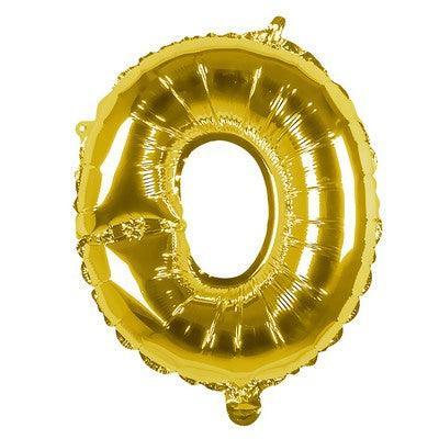 Foil Balloon Letter 'O' Oro (36 cm)