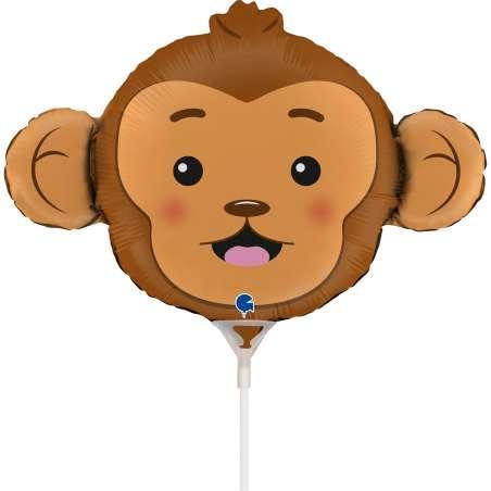 Palloncino 14'' Mini Shape Scimmia