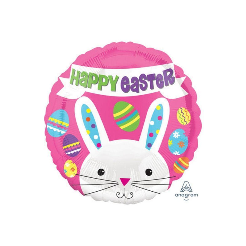 Pallone Foil Standard 17'' Peeking Bunny