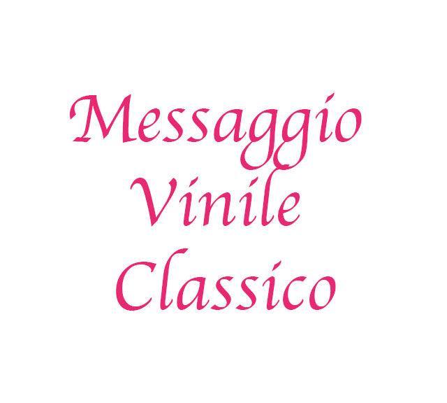 Messaggio in vinile classico